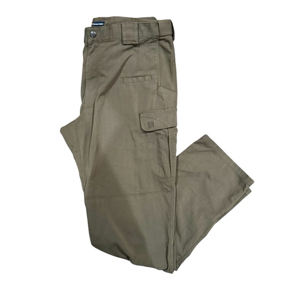 5.11 Tactical Other - 5.11 Tactical Stryke Green Cargo Flex-Tac Work Men Outdoors Active Pants Size 36